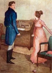 Illustrazione per Orgoglio e pregiudizio di Jane Austen